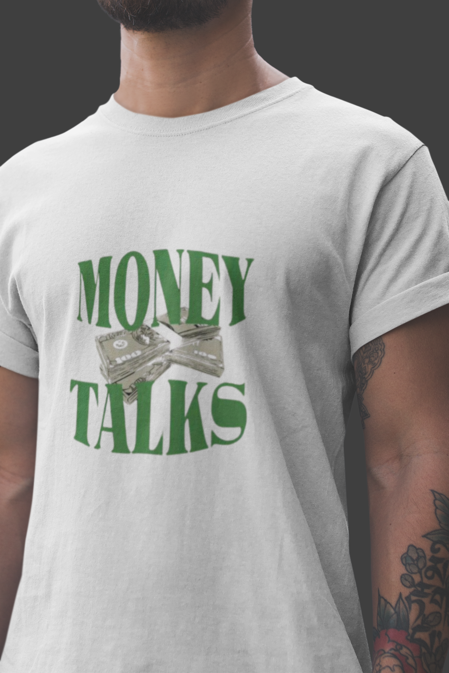 "Money Talks" T-Shirt – Inspirational  Tee for Modern Lifestyle