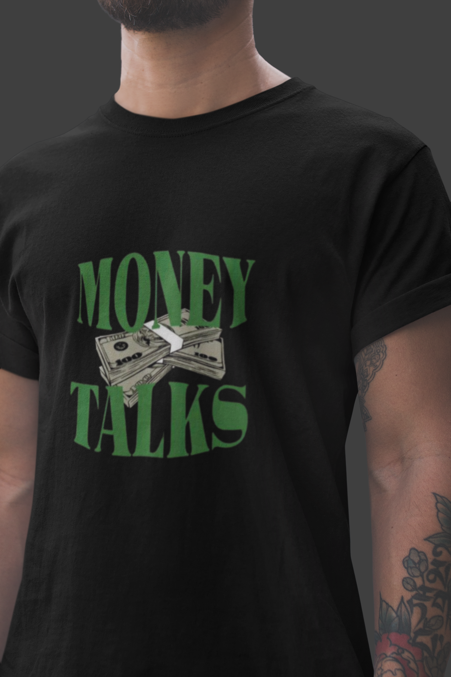 "Money Talks" T-Shirt – Inspirational  Tee for Modern Lifestyle