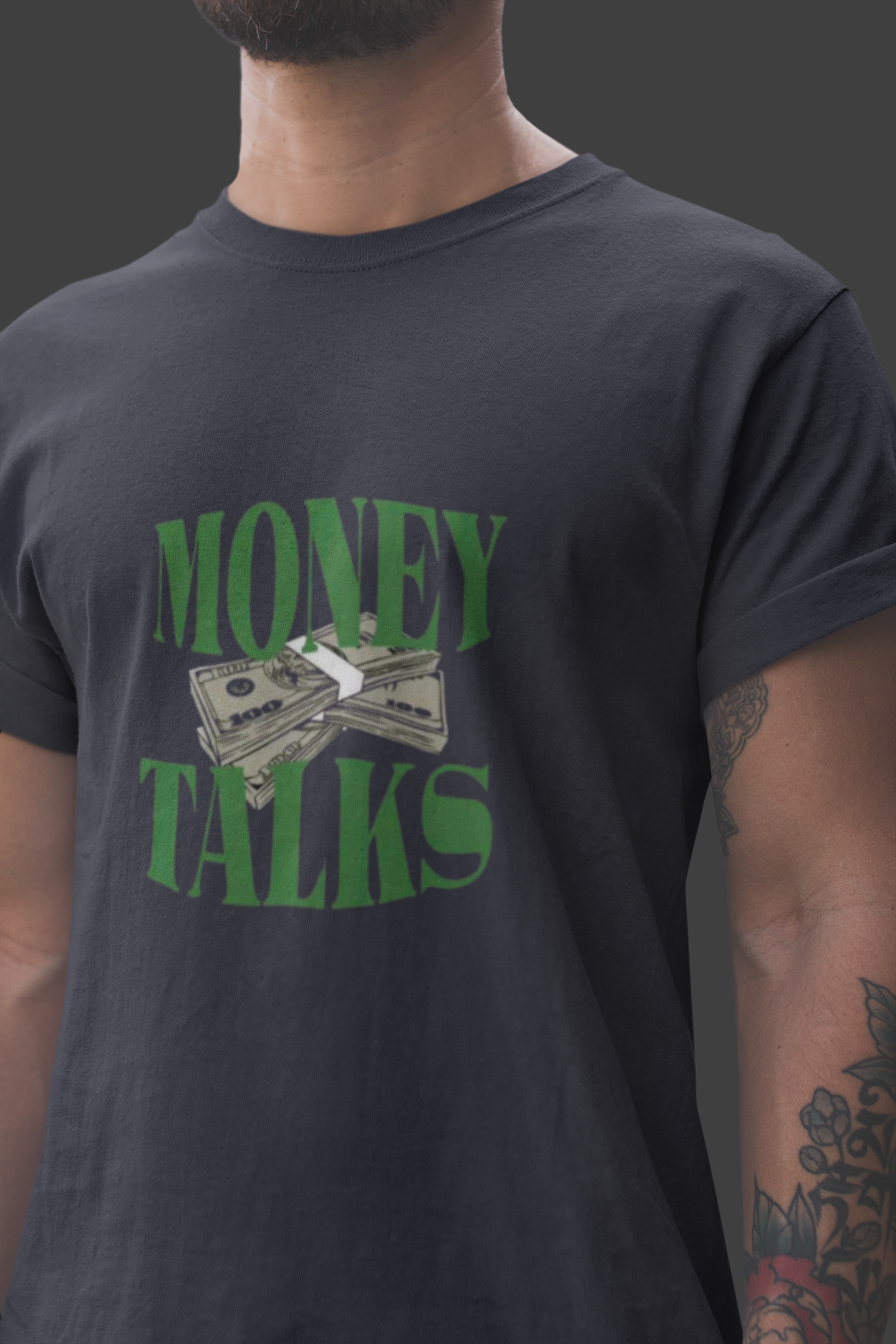 "Money Talks" T-Shirt – Inspirational  Tee for Modern Lifestyle